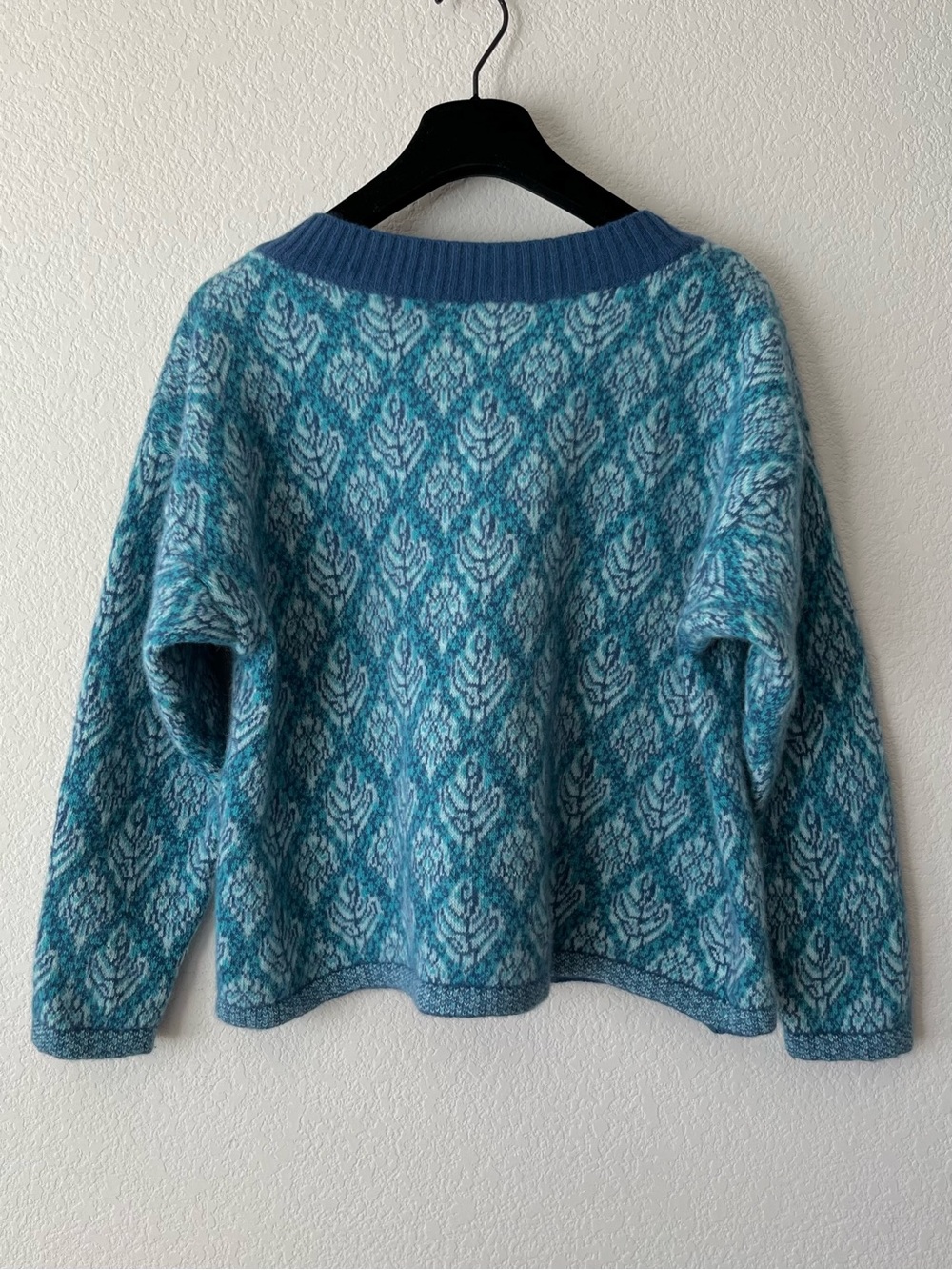 Benetton fair isle wool angora sweater made in Italy - Picture 3 of 16